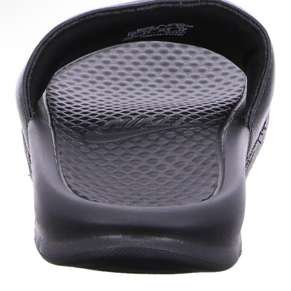 🔥🔥🔥NWOB Nike Men's Benassi Just Do It Athletic Black & White Sandal Slides - Picture 5 of 8